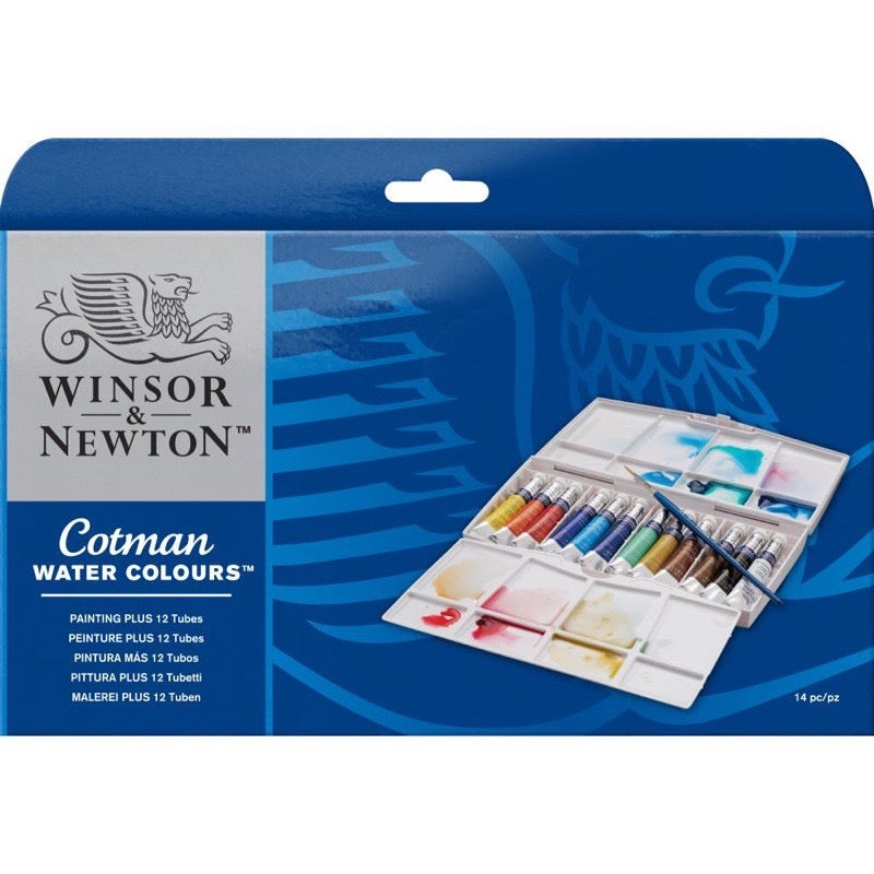 Winsor & Newton Cotman WaterColors Painting Plus Tube Set