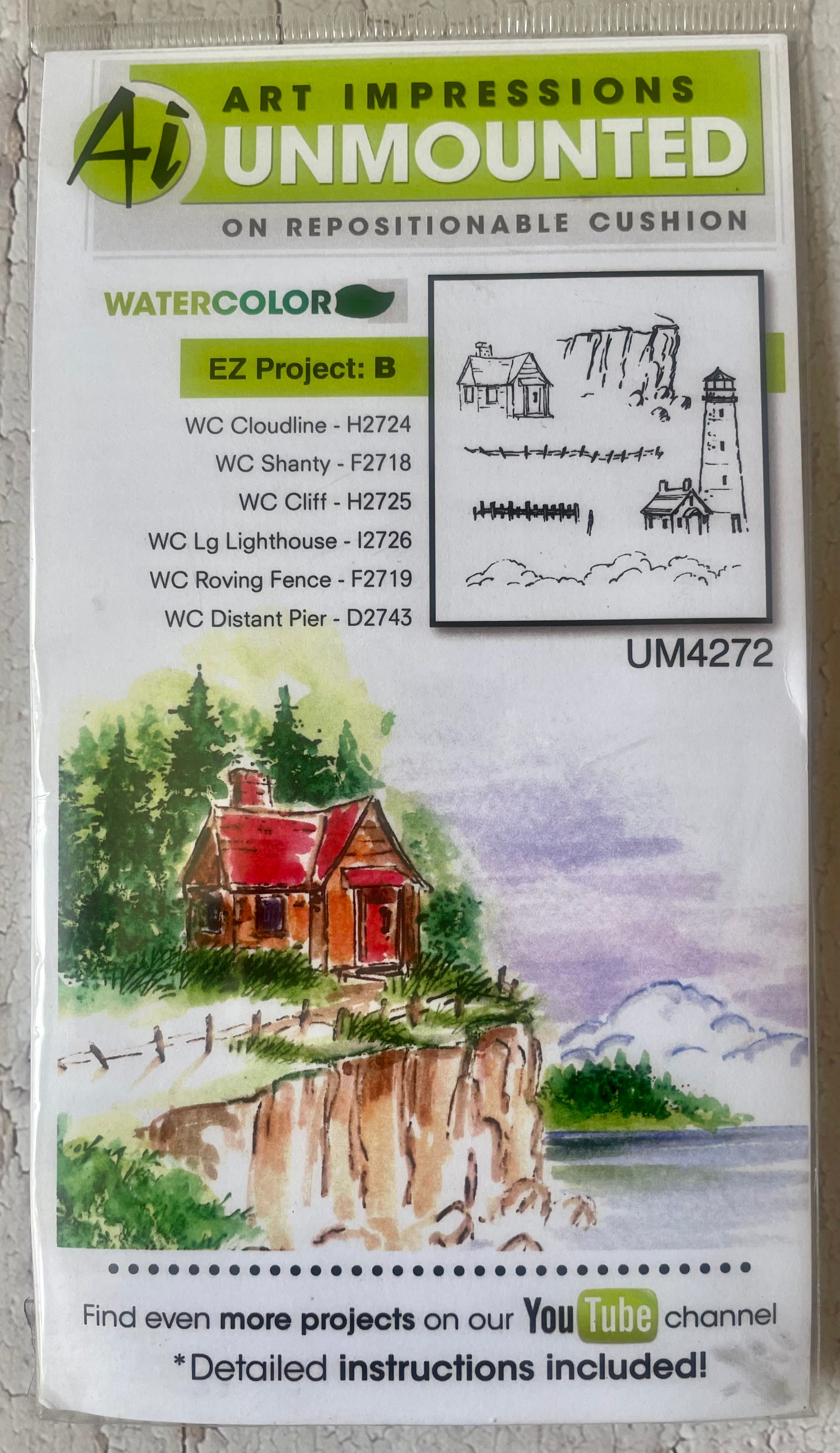 Art Impressions Unmounted Stamps for Watercoloring: Mix and Match (Click to see Options)