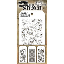 Load image into Gallery viewer, Tim Holtz Mini Layered Stencil Set 3pcs/pkg (Click to see Options)
