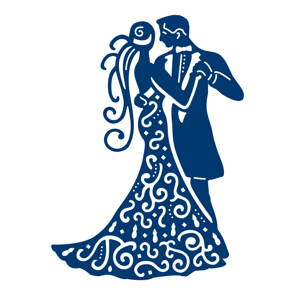 Tattered Lace Die - Couple
