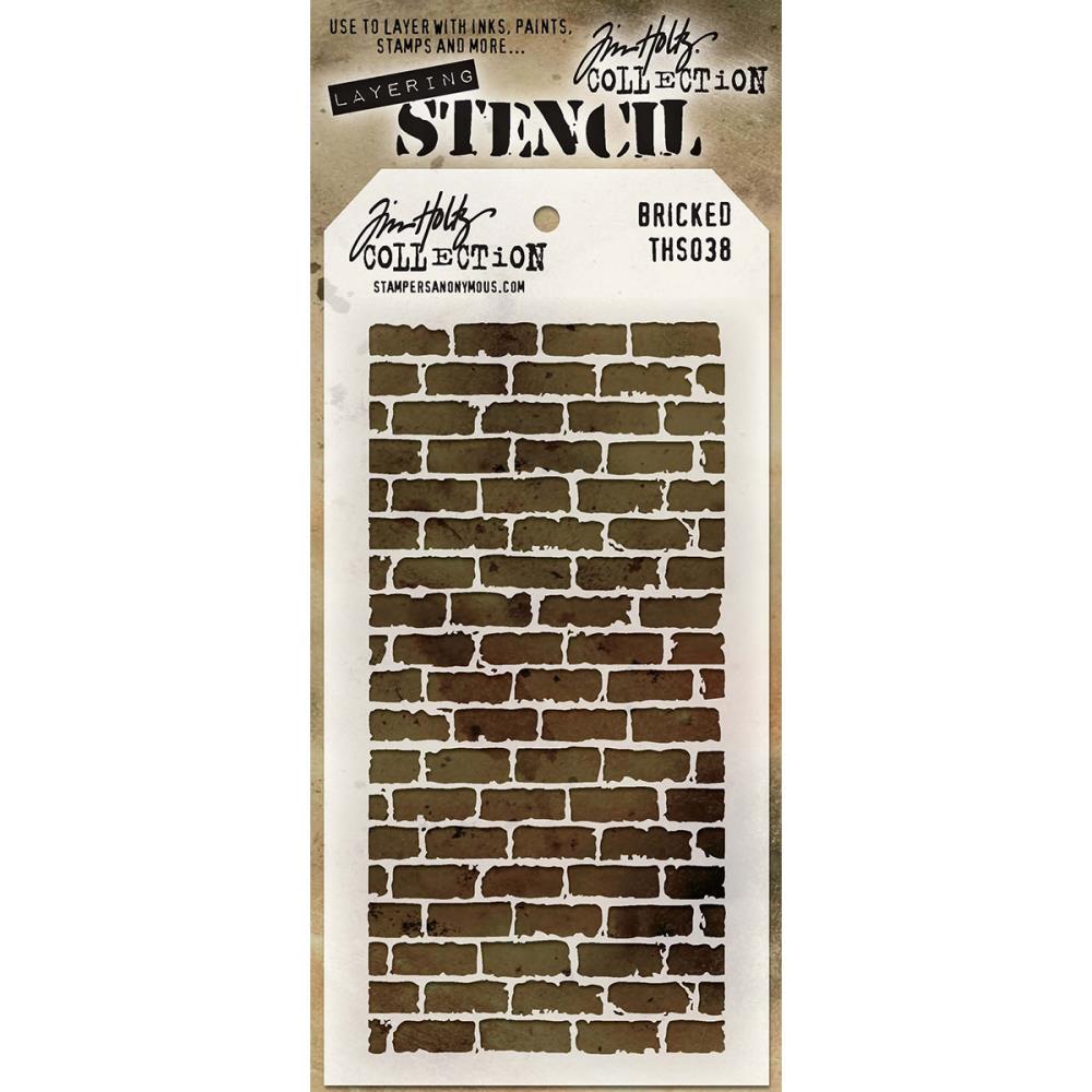 Tim Holtz/Stampers Anonymous Stencil 4.125
